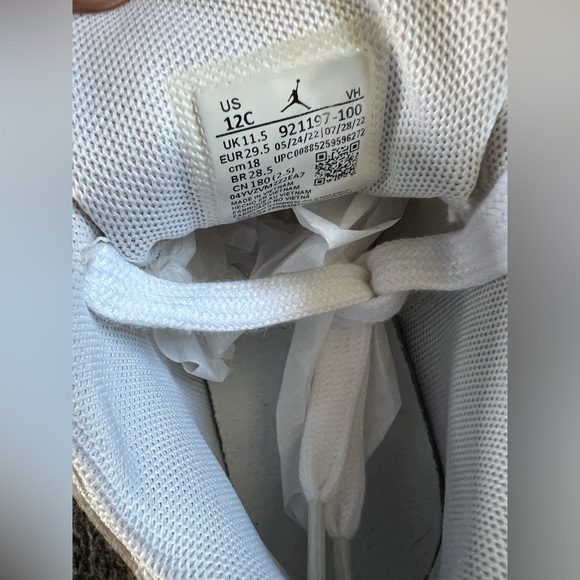 Air Jordan kids Flight Origin 4 White Sneakers - Picture 7 of 13